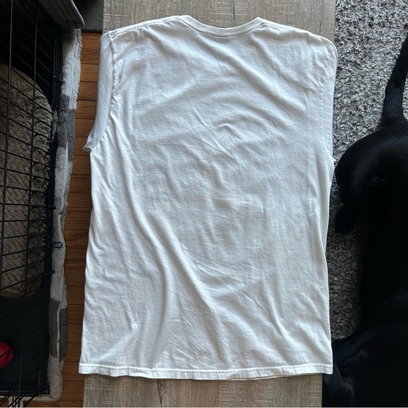 Stussy White and Black Graphic Tee - Picture 2 of 8